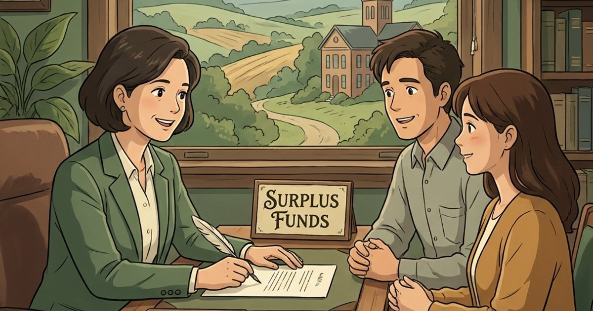 How can I check the status of my surplus funds claim after I submitted the required documents? NC