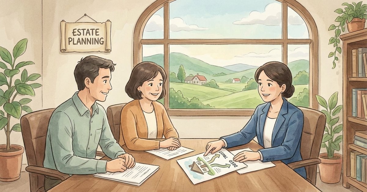 What is the difference between using a revocable living trust and using a deed transfer for a house? NC