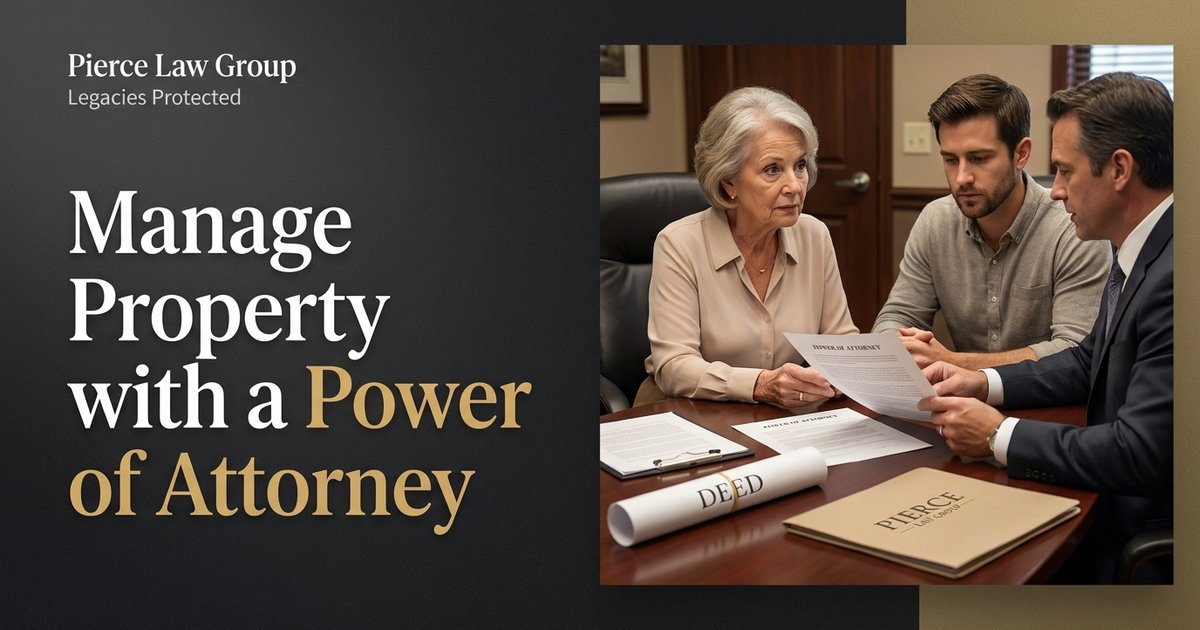 Can my power of attorney be used to handle real estate matters if I become unable to manage things myself? NC
