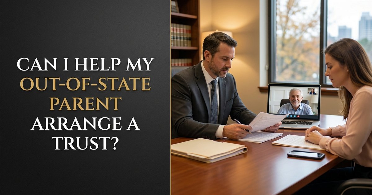 Can I help arrange a trust for my parent if they live in another jurisdiction? NC