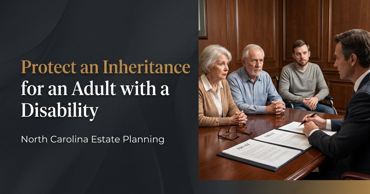 Can a special needs trust be set up before the inheritance is paid out, and what happens if the money is distributed first? NC