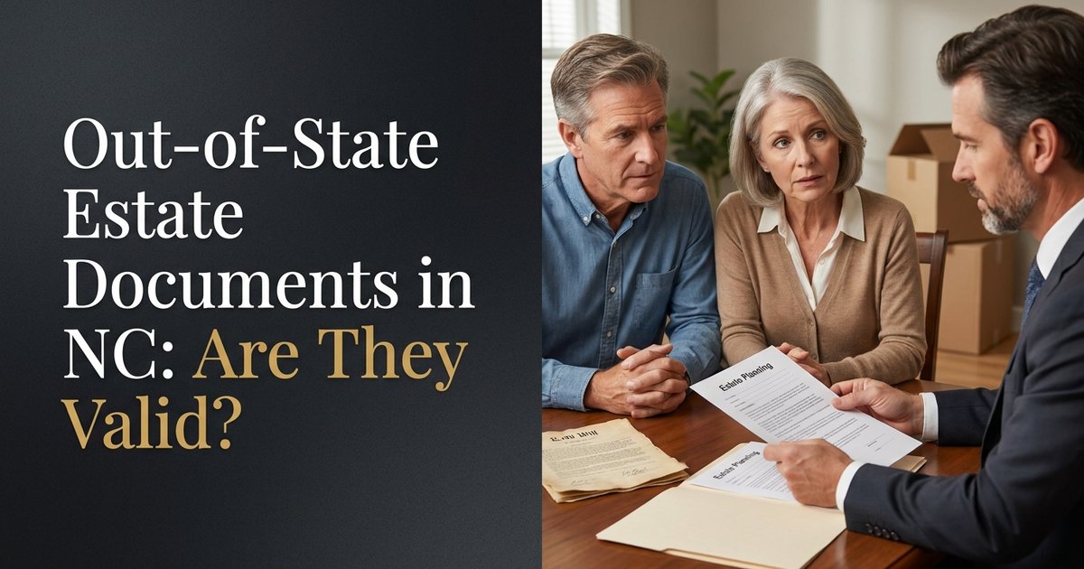 What happens to a will, trust, or power of attorney if someone moves to another state after signing it? NC