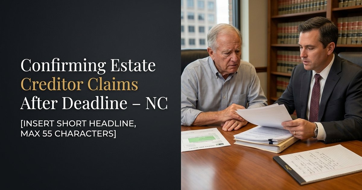 How do I confirm what creditor claims have been filed against an estate after the claims period ends? - NC