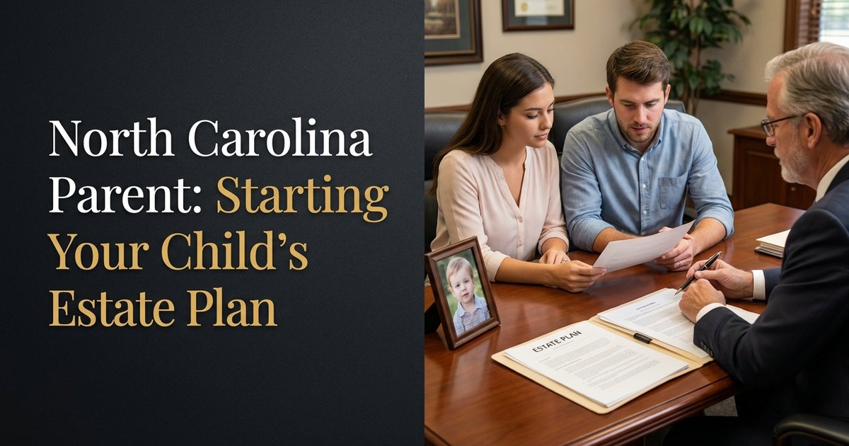 How do I start estate planning when I have a young child? NC