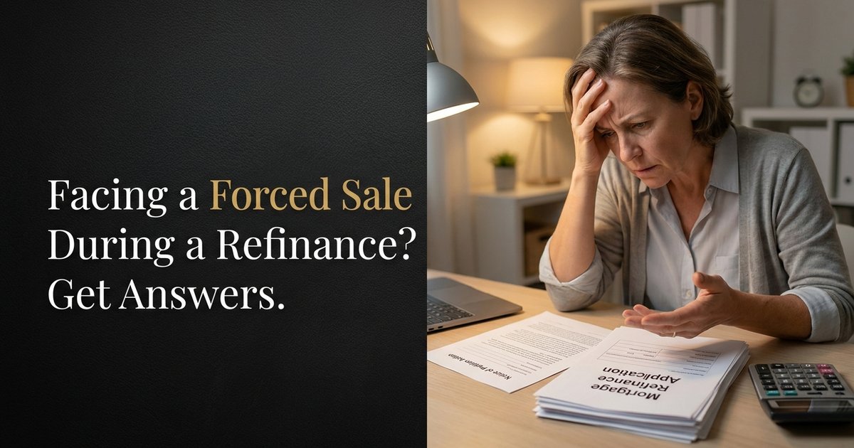 Can a co-owner force the sale of a house if I am trying to refinance it into my own name? NC