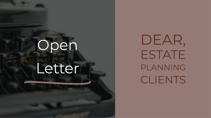 estate planning letters