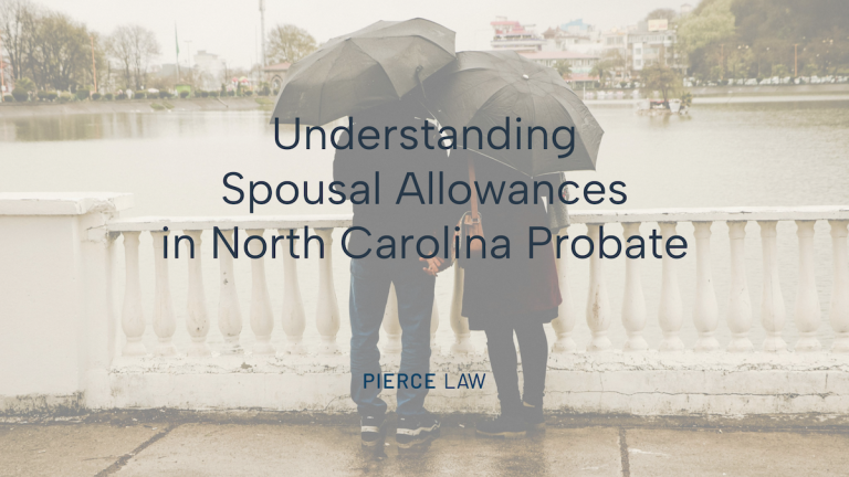 Years allowance in North Carolina Probate