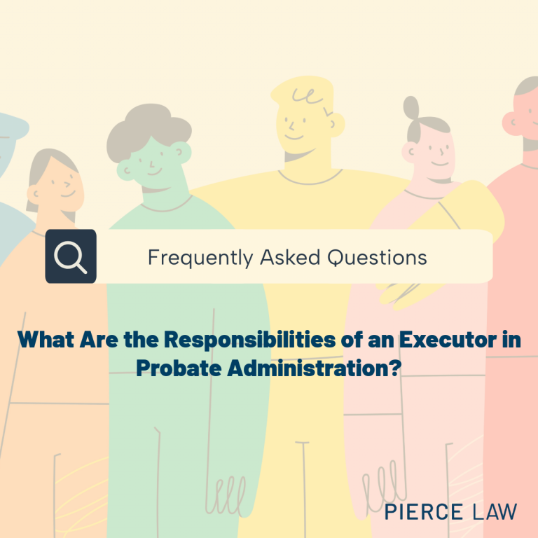 FAQ responsibilities of an executor in nc