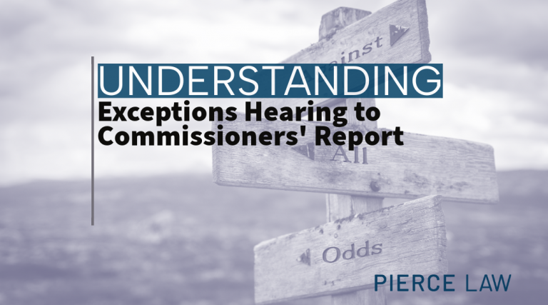 Exception Hearing to Commissioners Report