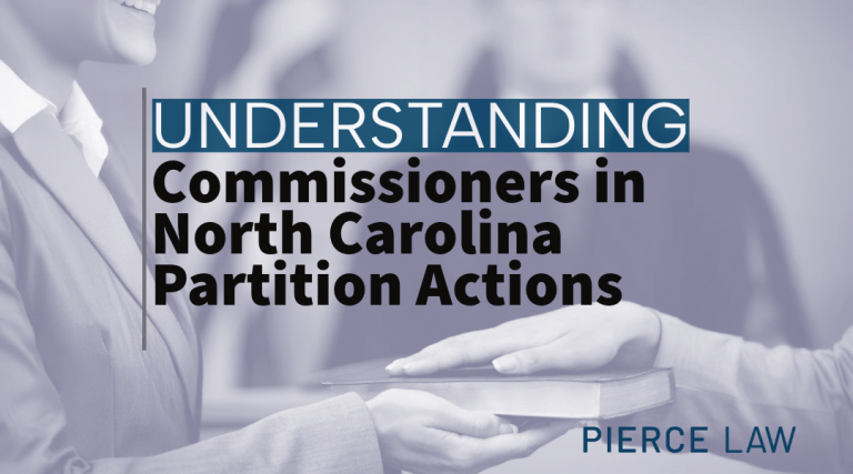 Commissioners in Partition Actions