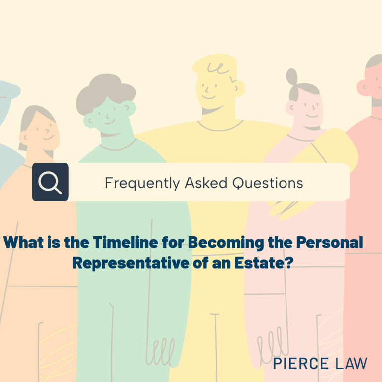 Timeline for Becoming the Personal Representative