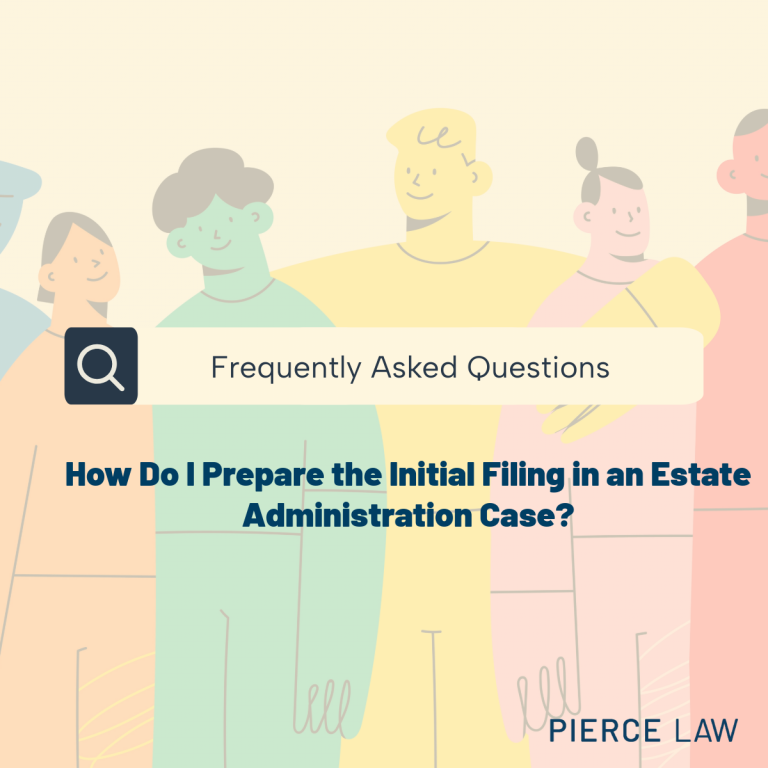 How Do I Prepare An Initial Filing