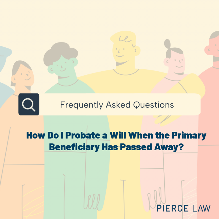 Probate when beneficiary is dead
