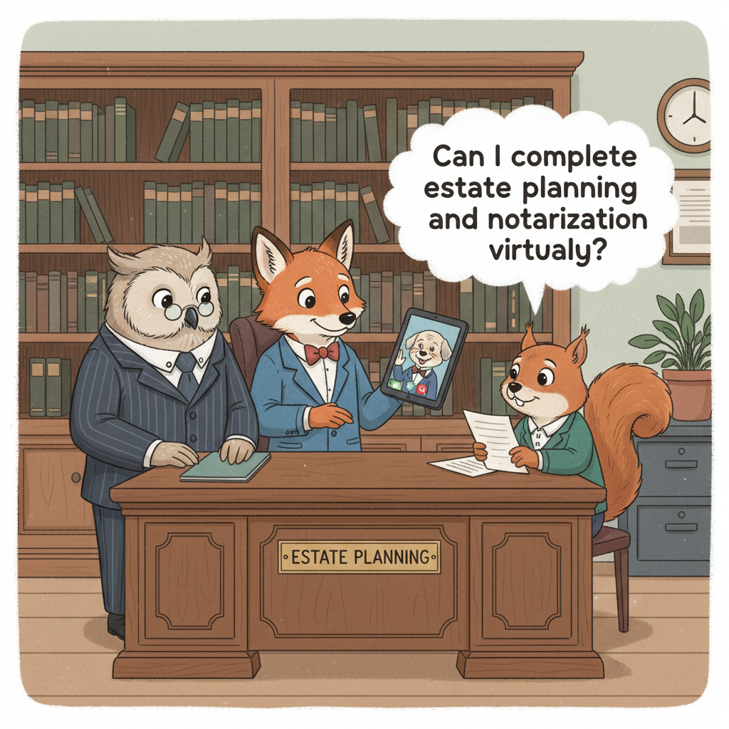 Can I complete estate planning and notarization virtually in North Carolina?