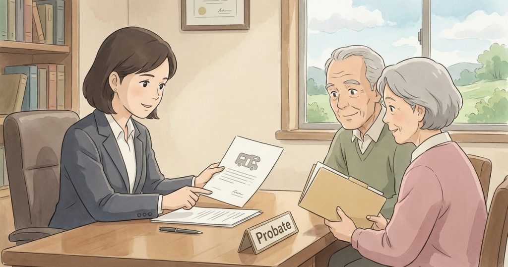 What proof of title does an executor need to complete a final accounting? NC
