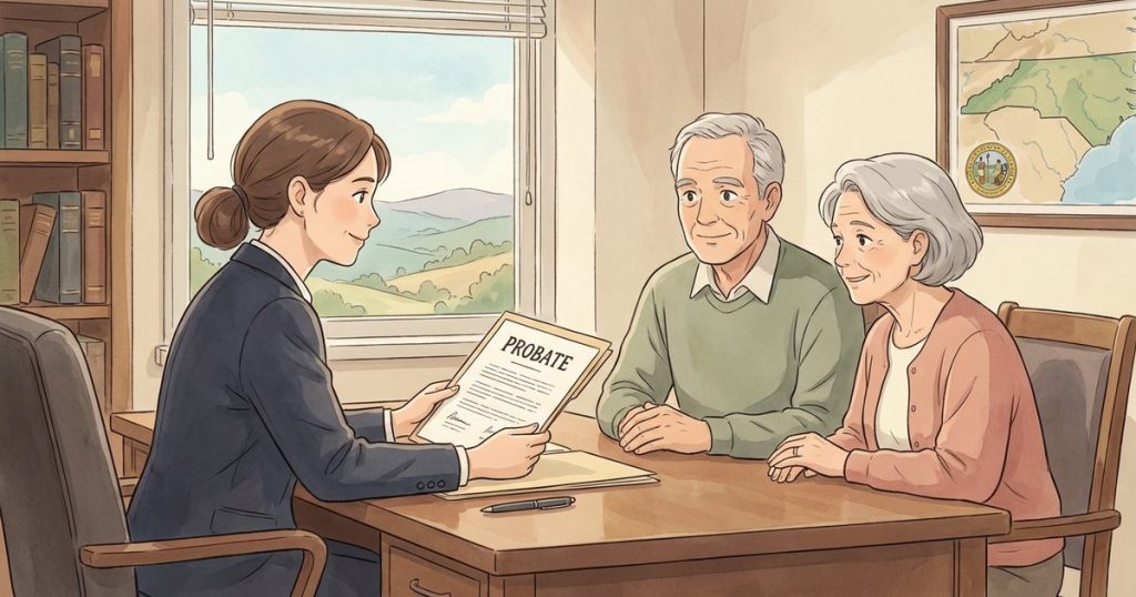 How can I obtain a copy of the will my parent filed with the court? NC