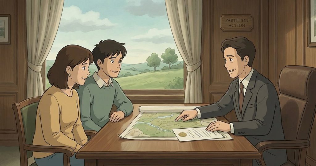 How do we figure out the land’s value so we can negotiate a buyout or settlement instead of going through a partition sale? nc