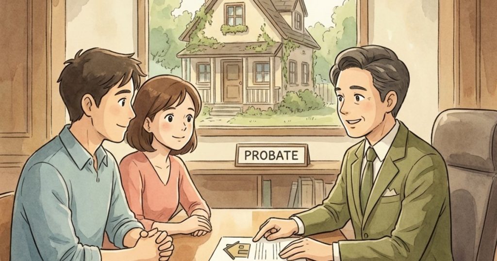 Should I keep homeowners coverage on a vacant property during probate, and is a different type of policy required? NC