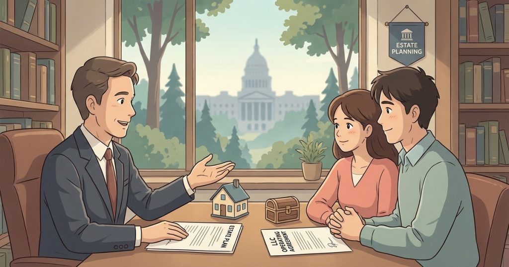 How does forming an LLC affect my personal estate plan and what I should put in a trust? nc