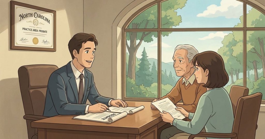 What is the process for probating a single investment account that has no beneficiary when other accounts pass outside probate? nc