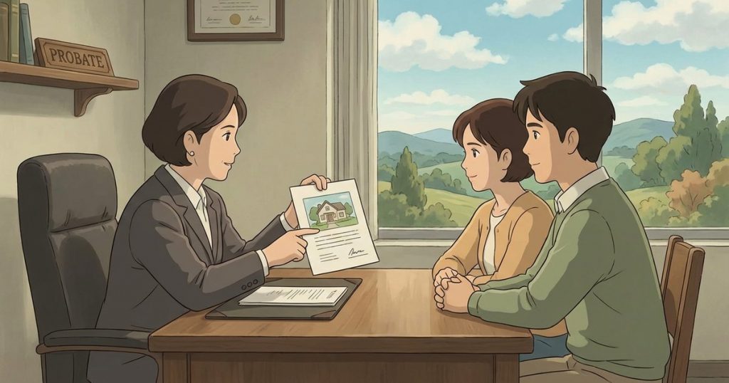 How do I transfer the house into my name after my spouse’s death? nc