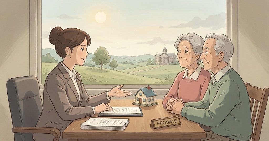 What estate or probate steps have to happen before the seller can legally transfer title to me? nc