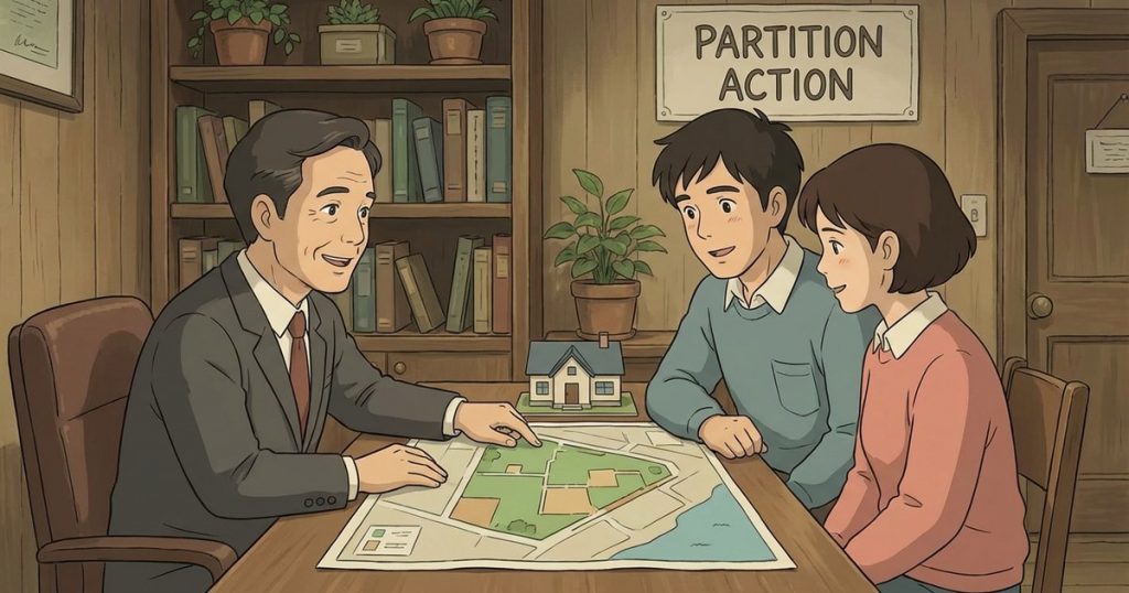 Do I need to resolve a partition or mediation first before I can do a cash-out refinance on the property? nc