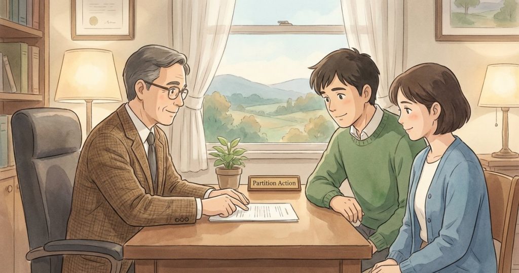 What happens if my sibling refuses to agree to sell the inherited house and won’t cooperate? nc