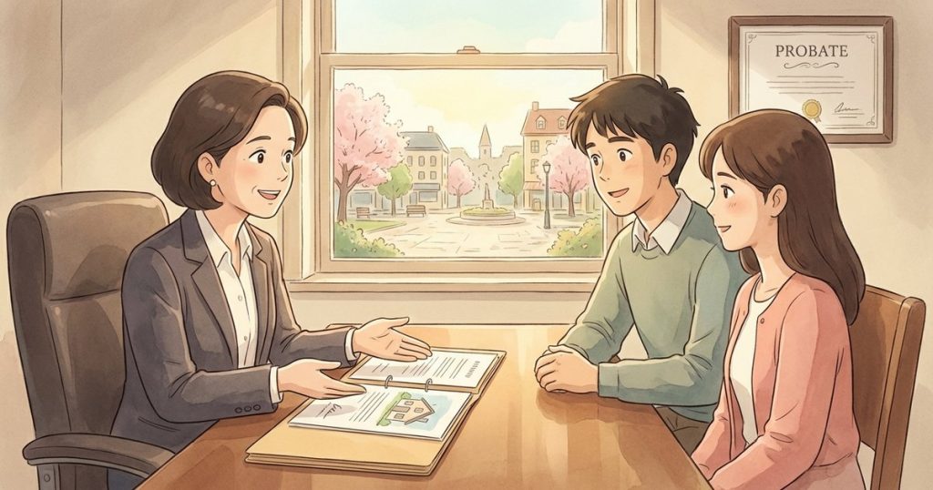 How do I transfer real estate that was owned by my parent who passed away? nc