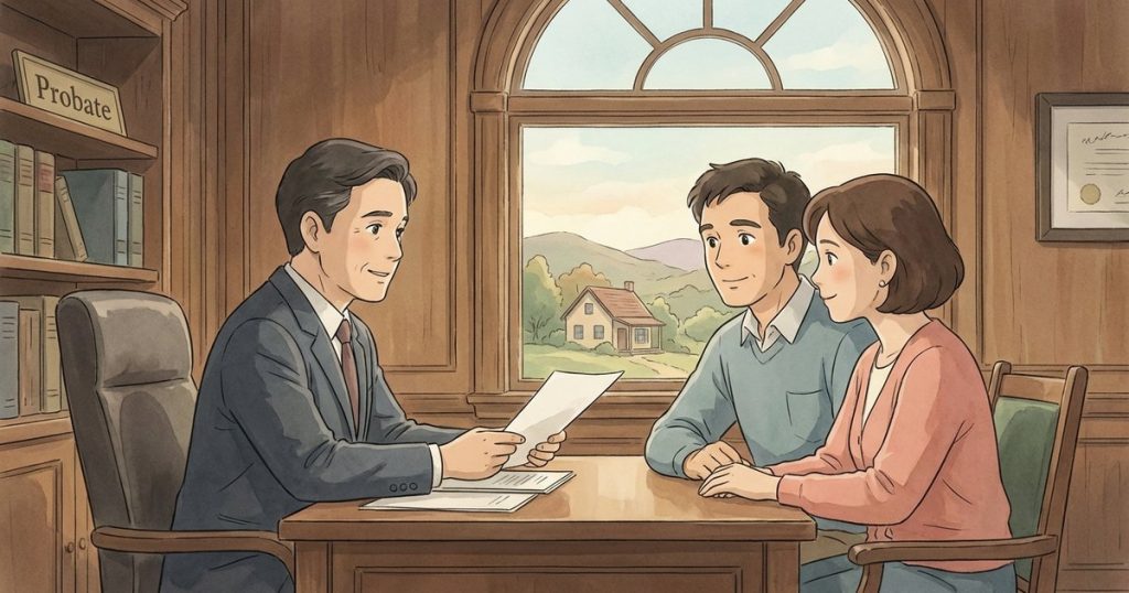 How do I start probate and enforce the will if the surviving spouse is occupying the property? nc