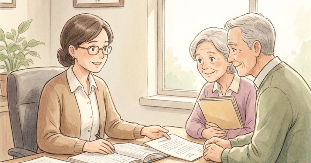 What is an annual accounting in an estate case, and why does it have to be submitted to the clerk? nc