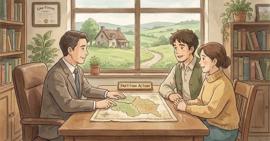 What is a partition action, and when does it make sense in a family trust or inheritance dispute? nc