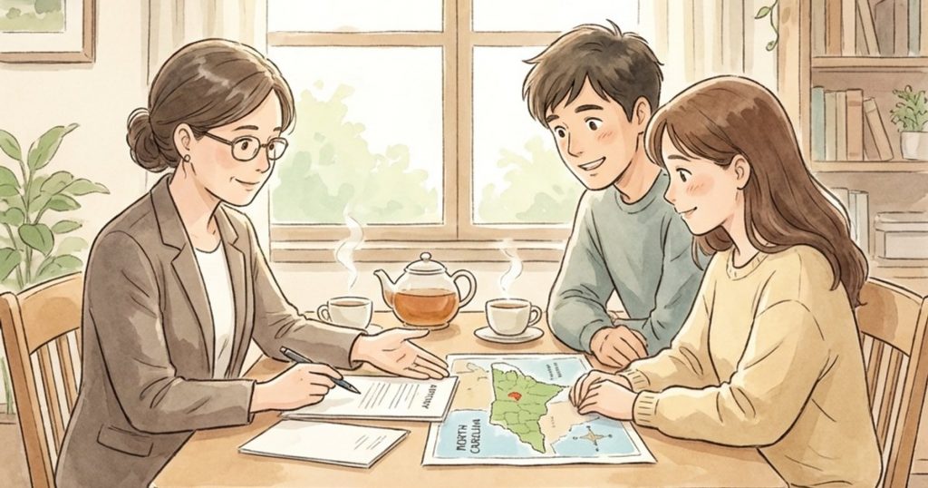 Can a surviving spouse stay living in the home during probate even if the home is left to someone else in the will? nc