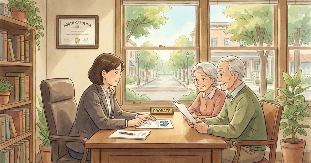 What rights does a surviving spouse have to a house if the will leaves the house to an adult child and the spouse is not named in the will? nc