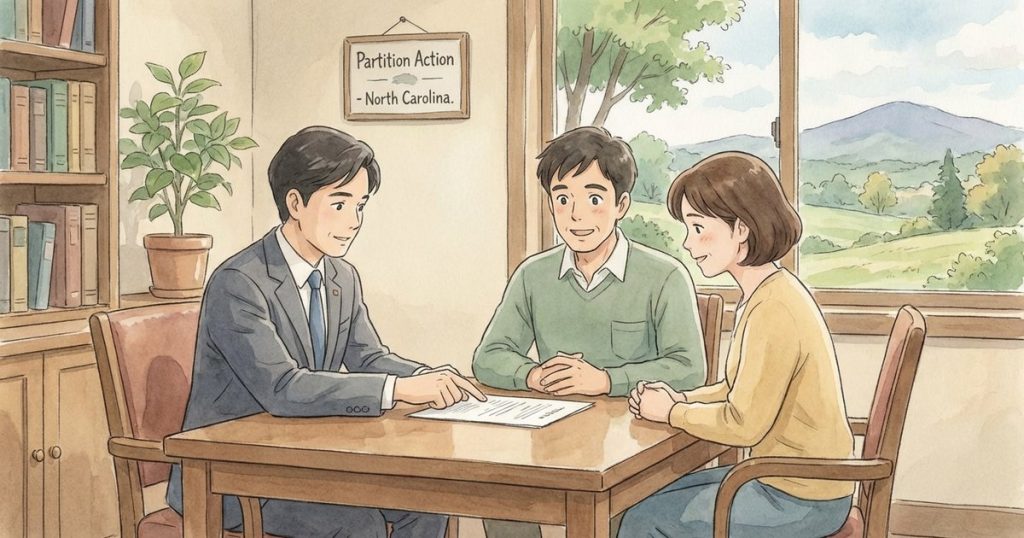 How do we challenge a partition case filed by a co-heir who is claiming more than their share of inherited property? nc