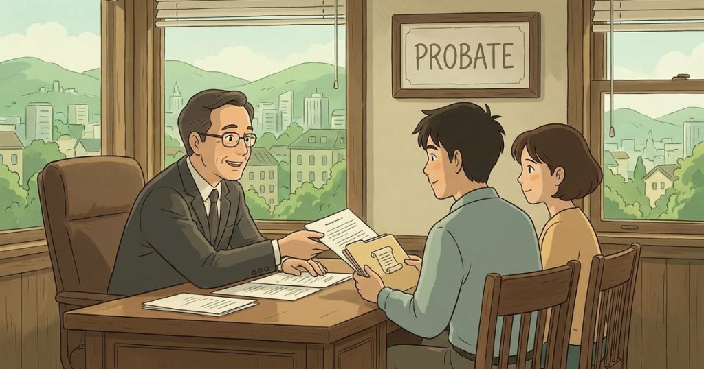 If the executor named in the will lives outside the country, can I still open probate in my local court and what role would the executor have? nc