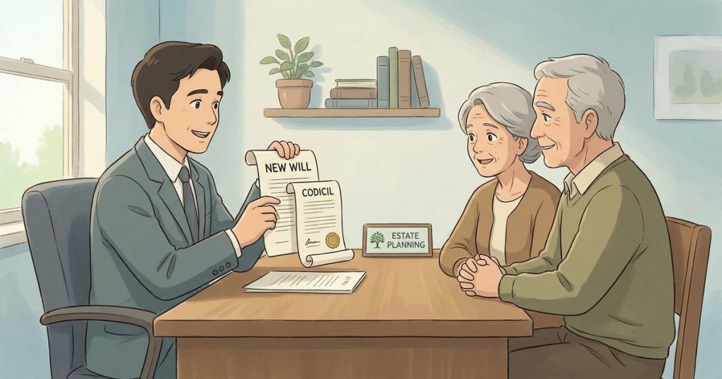 What’s the difference between making a small change to a will and creating a brand-new will? nc