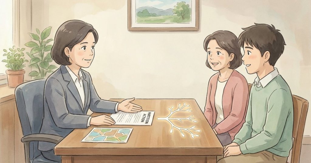 If an heir died after the owner died, do that heir’s children inherit that share, and how does the share get divided? nc