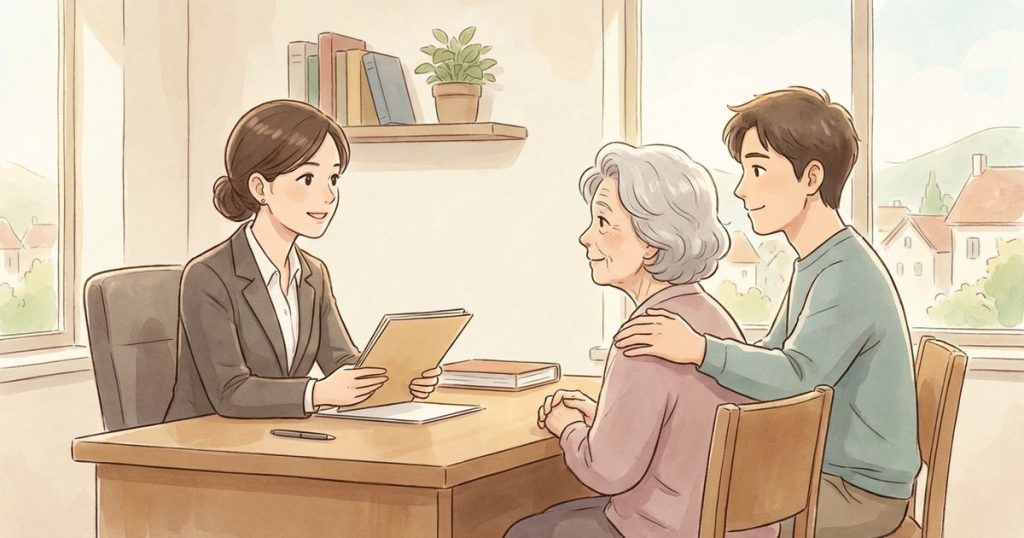 How do I start a guardianship case for an older relative with dementia who is living in a nursing facility? nc