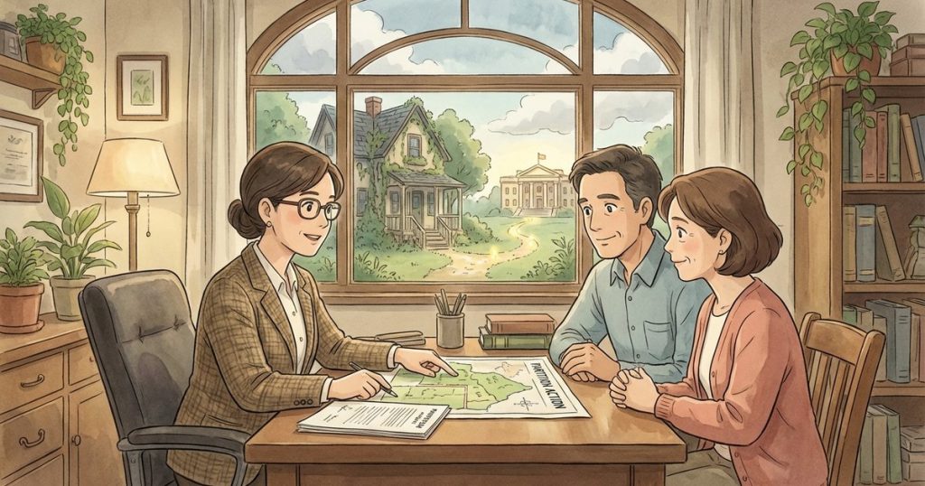 How can we sell a co-owned inherited home quickly to avoid foreclosure when one co-owner is slow to agree on price changes? nc