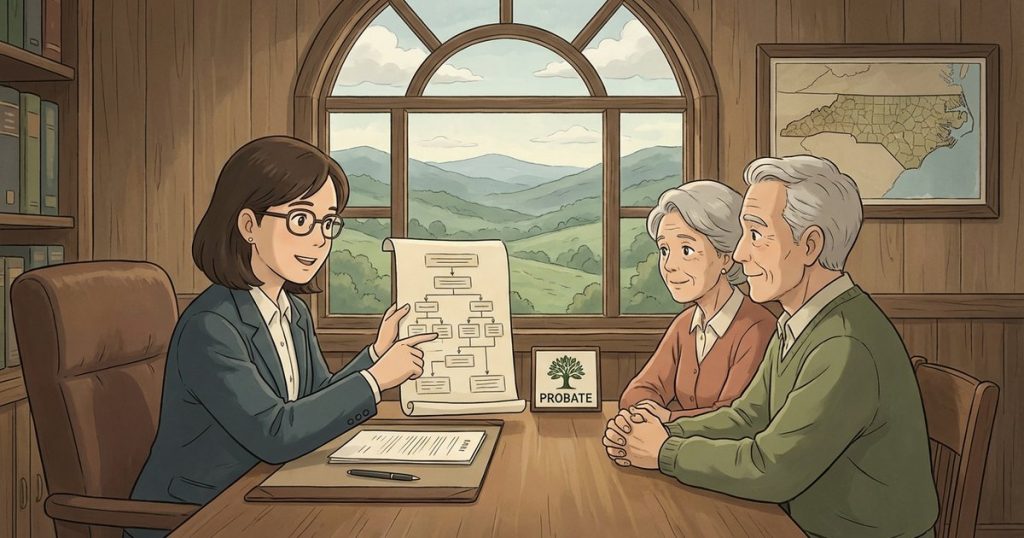 What happens to an heir’s share if that heir dies before the estate distribution is made? nc