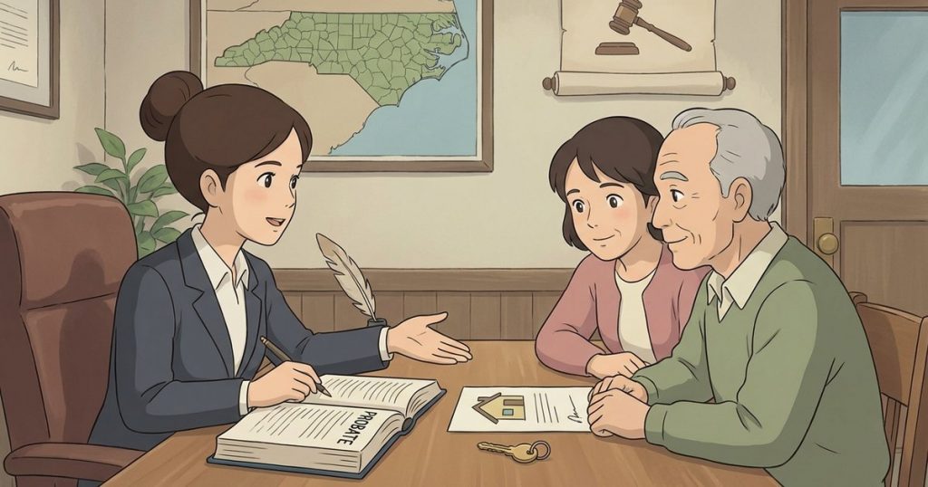 What steps can family members take if they believe someone is trying to take estate property they are not entitled to? nc