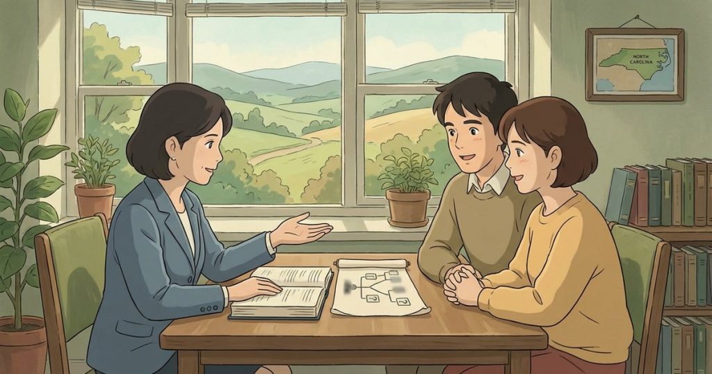 What happens if there may be another child who could inherit from the estate? nc