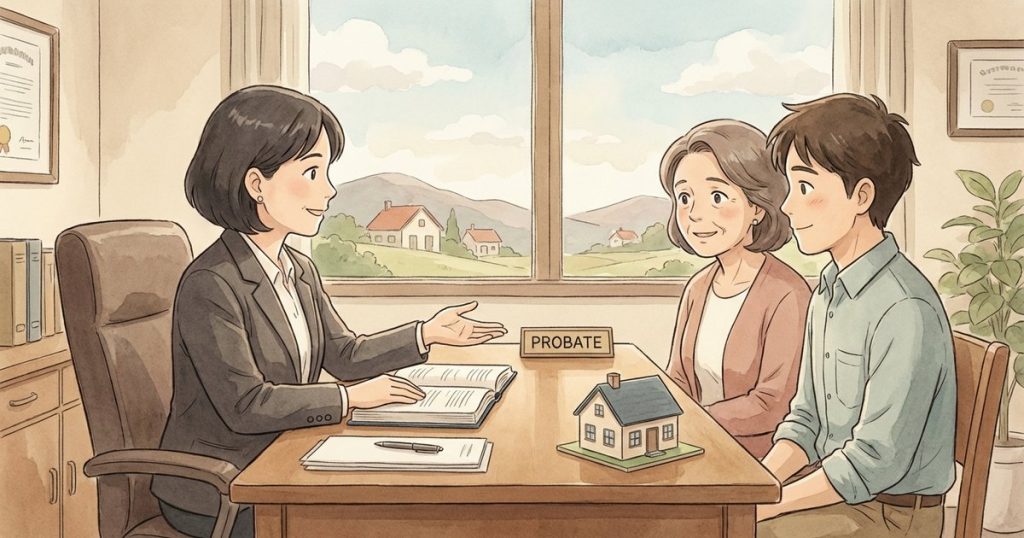 What happens to a pending or threatened foreclosure when the property owner dies and the estate is insolvent? nc