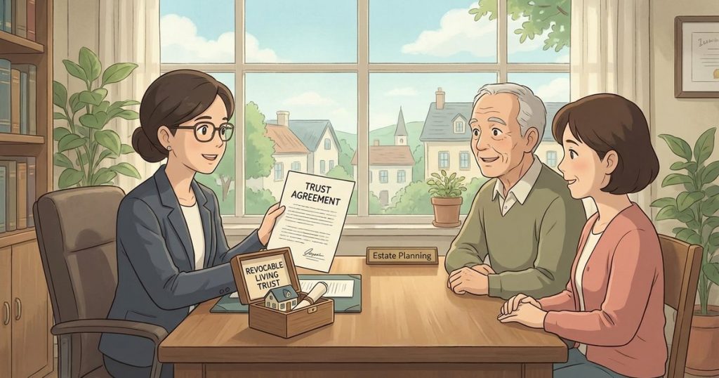How do I set up a revocable living trust so my child can avoid probate when I die? nc