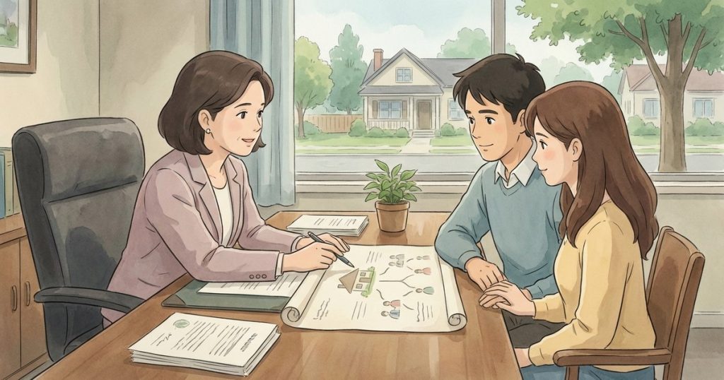 How do we transfer a house title when both spouses are listed but it doesn’t clearly say it passes automatically to the surviving spouse? nc