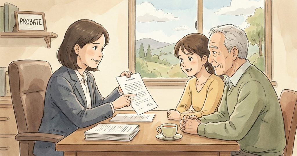 Can my parent be evicted while the landlord’s estate is still being handled, and what notice would we have to get first? nc