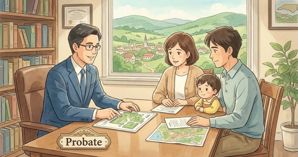 How can I find out what assets and debts are part of a parent’s estate? nc