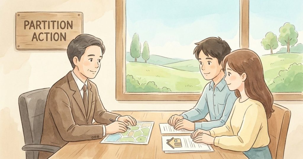 Can I file a partition case even if the co-owner blocking the sale is also the estate executor or fiduciary? nc