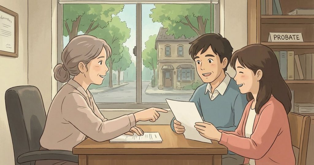 Can the heirs sell the property directly, or does the estate have to be involved in signing the sale documents? nc